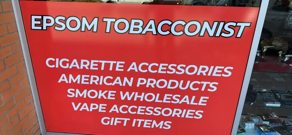 Epsom tobacconist